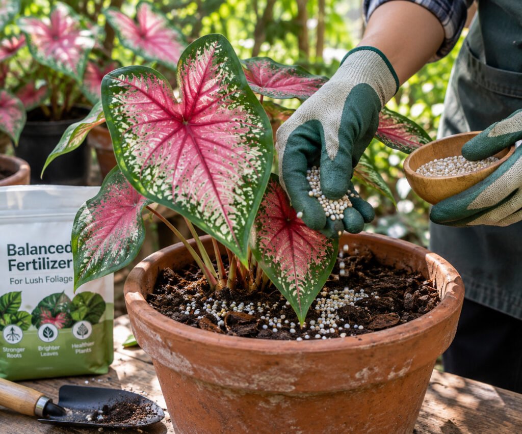 best fertilizer for caladiums